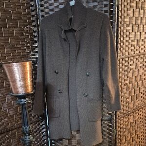 Women's Brown Cardigan Sweater